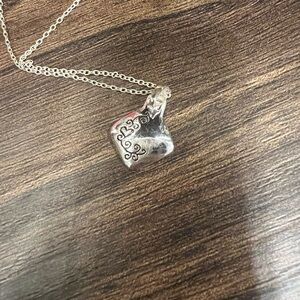 Elegant Silver Pendant Necklace